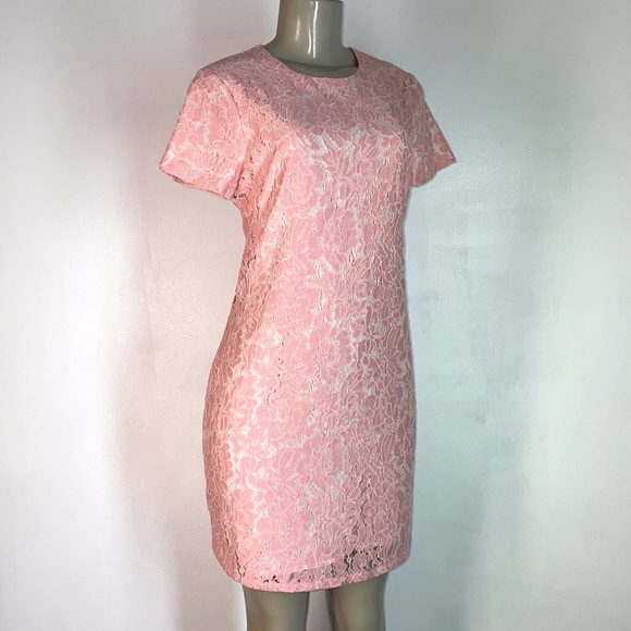 Julie Brown NYC Everest Dress Blush Lace Pink 2 - Picture 2 of 6